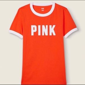 Pink by Victoria Secret Ringer tee